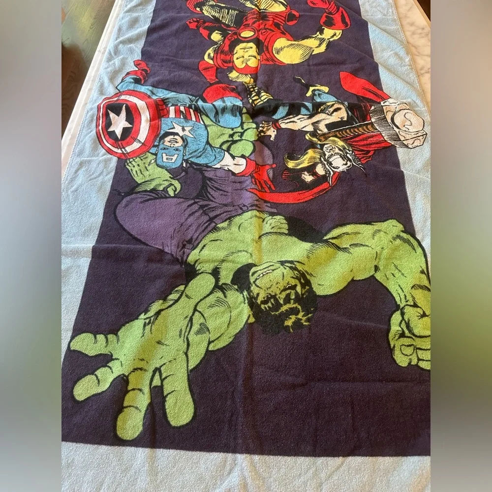 POTTERY BARN KIDS Marvel Beach Towel - Monogrammed “Jack”